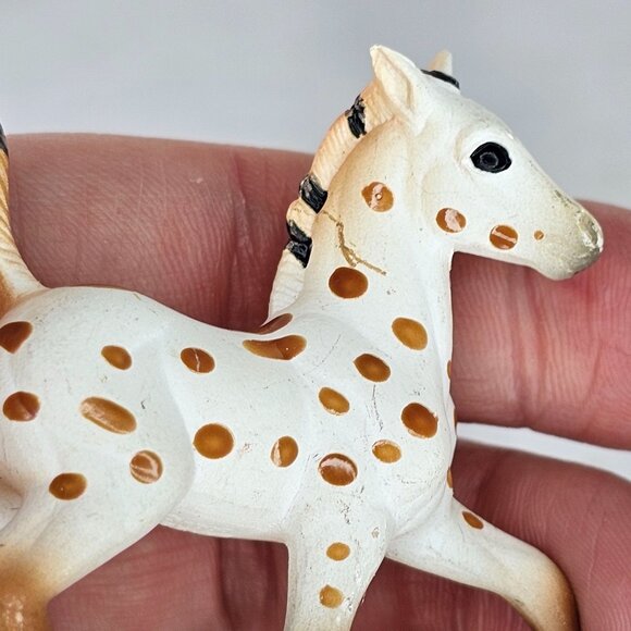 Breyer Stablemate Trotting Foal Baby Horse Brown Leopard Appaloosa #5308 - Picture 7 of 8
